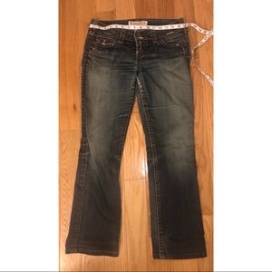 2x$20  1921 Jeans Western Glove Works Sz. 28